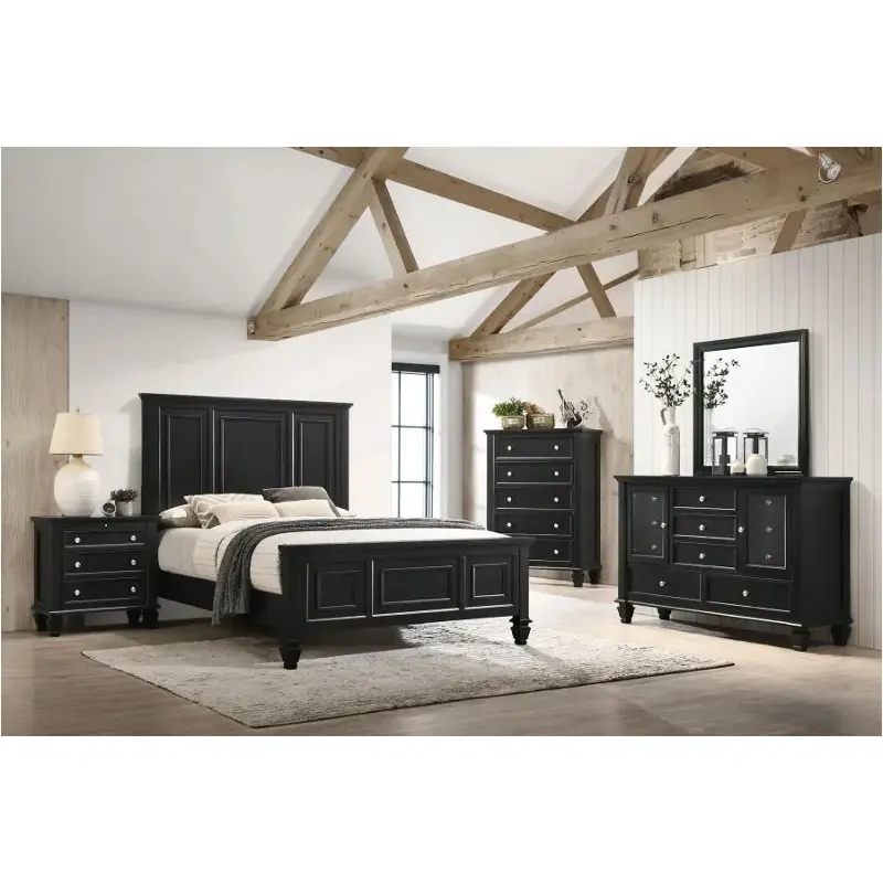 201323 Coaster Furniture Sandy Beach - Black Dresser - Black