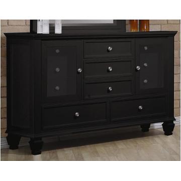 201323 Coaster Furniture Sandy Beach - Black Bedroom Furniture Dresser