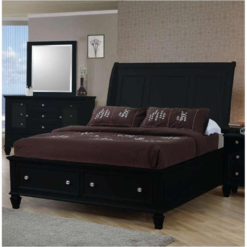 201329qb1 Coaster Furniture Sandy Beach - Black Bedroom Furniture Bed