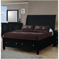 201329qb1 Coaster Furniture Sandy Beach - Black Bedroom Furniture Bed