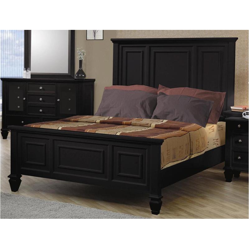 201321qb1 Coaster Furniture Sandy Beach - Black Bedroom Furniture Bed