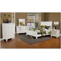 201301qb1 Coaster Furniture Sandy Beach - White Bedroom Furniture Bed