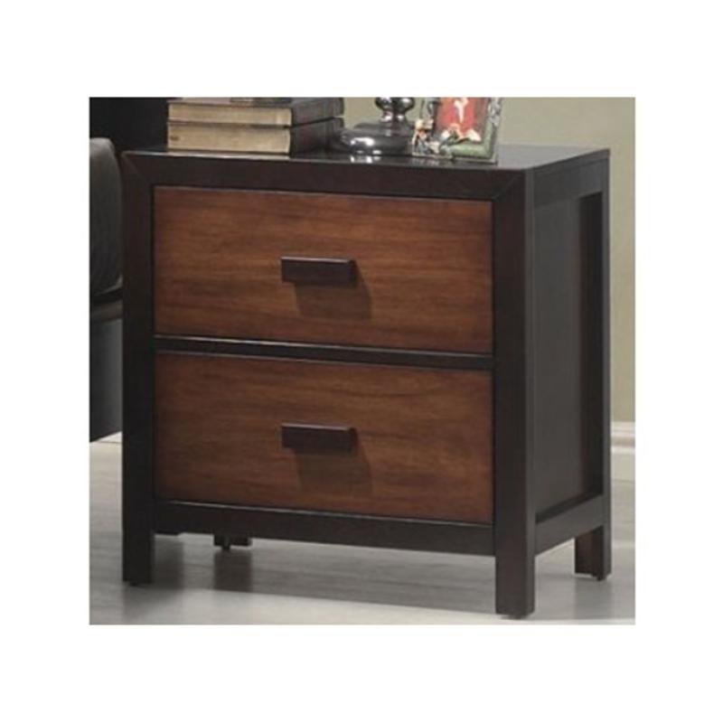 202052 Coaster Furniture Coral Bedroom Furniture Nightstand