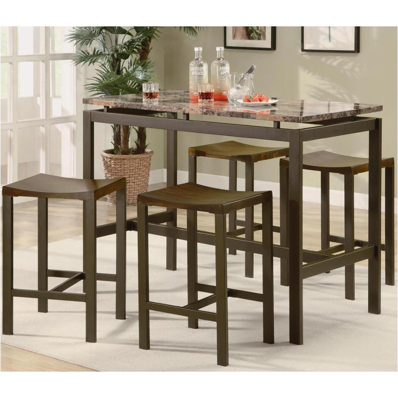 150096 Coaster Furniture Atlas - Brown Accent Furniture Counter Height Table