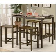150096 Coaster Furniture Atlas - Brown Accent Furniture Counter Height Table