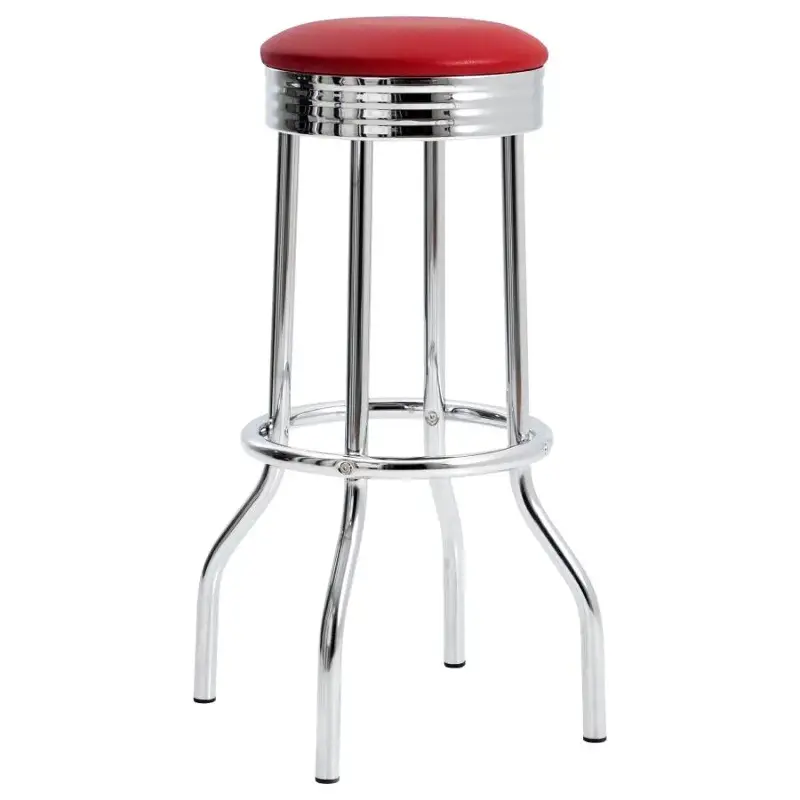 2299r Coaster Furniture Cleveland 29in Height Barstool - Red