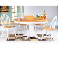 4254b1 Coaster Furniture Damen - White/natural Dining Room Furniture Dinette Table