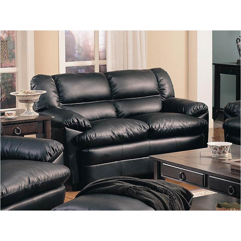 501922 Coaster Furniture Harper - Black Living Room Furniture Loveseat