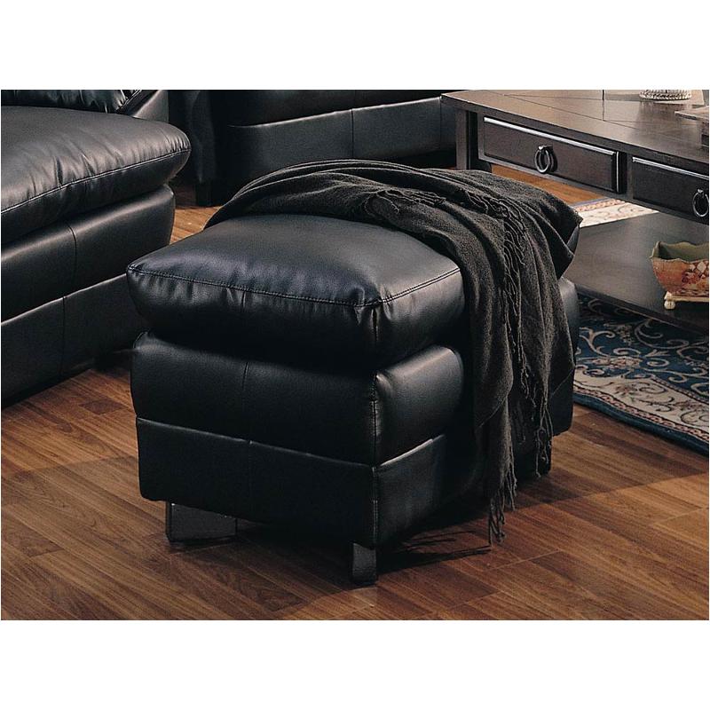501924 Coaster Furniture Harper - Black Living Room Furniture Ottoman