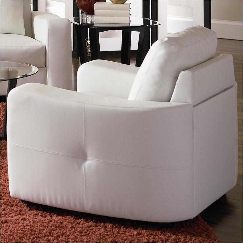 502713 Coaster Furniture Jasmine - White Living Room Furniture Living Room Chair