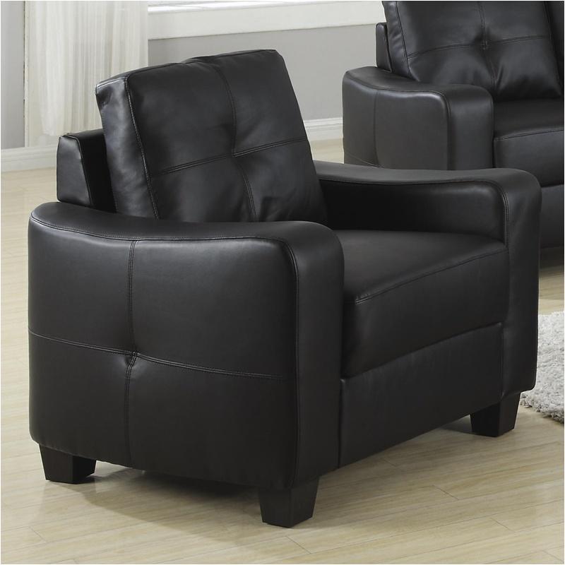 502723 Coaster Furniture Jasmine - Black Living Room Furniture Living Room Chair