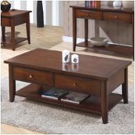 700958 Coaster Furniture Whitehall - Walnut Living Room Furniture Cocktail Table
