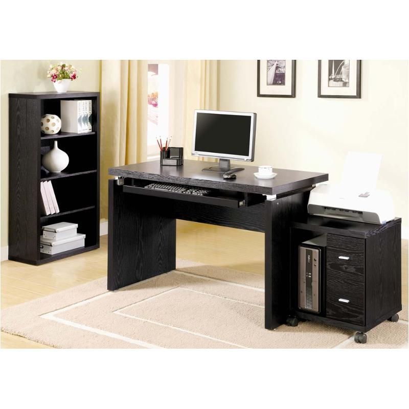 800821 Coaster Furniture Peel - Black Home Office Furniture Desk