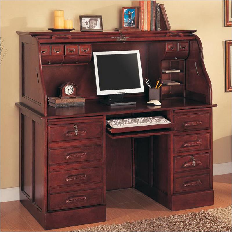 800531b1 Coaster Furniture Palmetto - Cherry Home Office Furniture Desk