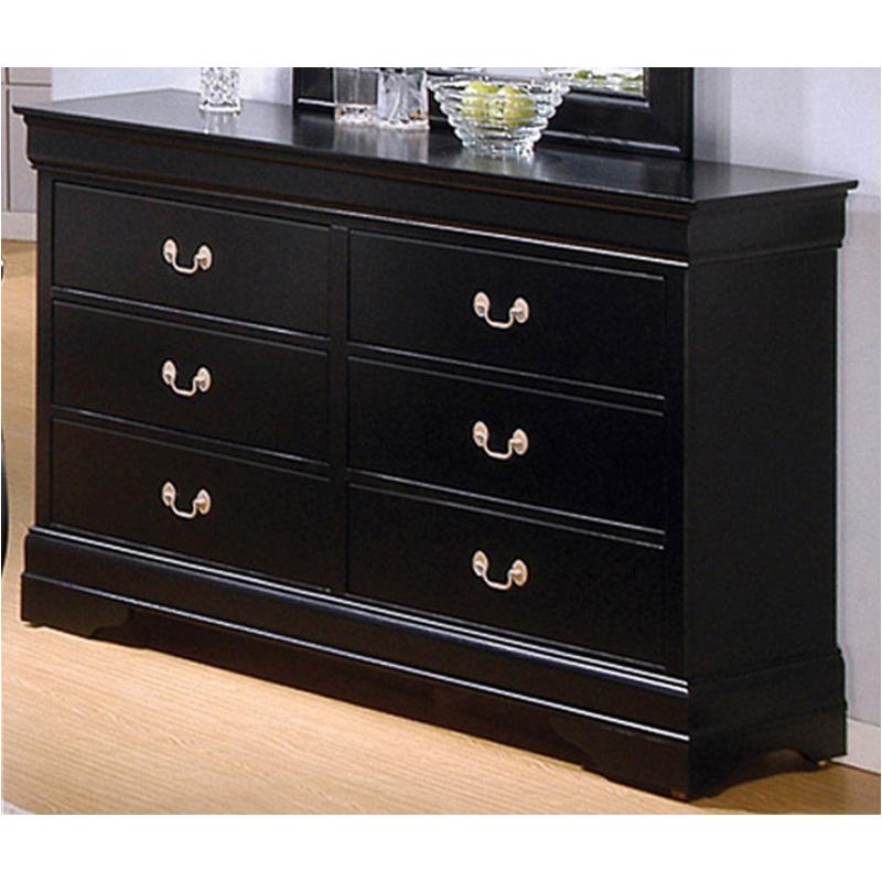 201073 Coaster Furniture Louis Philippe - Black Bedroom Furniture Dresser