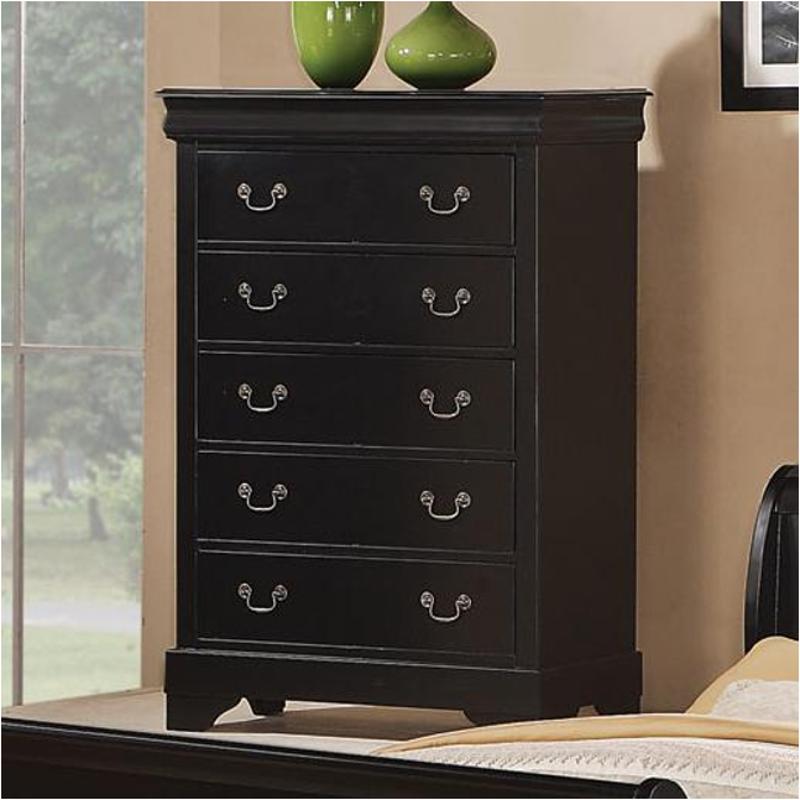 Coaster - Louis Philippe Chest in Black Finish - 203965