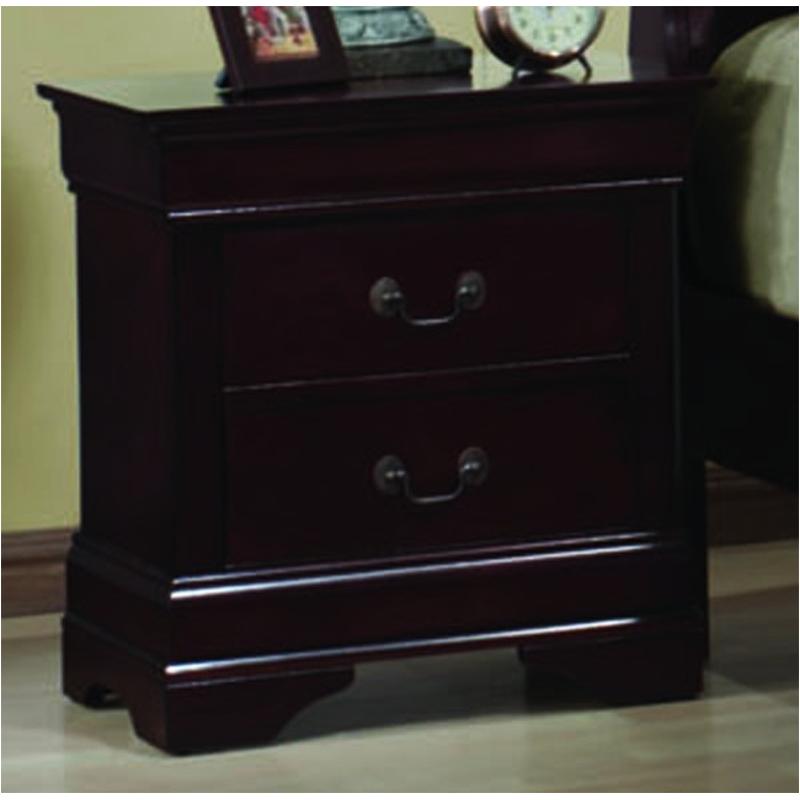 203972 Coaster Furniture Louis Philippe - Cherry Night Stand