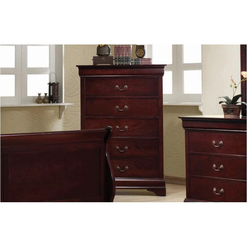 203975 Coaster Furniture Louis Philippe Cherry Bedroom Chest