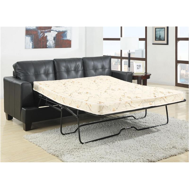 501680 Coaster Furniture Samuel - Black Living Room Furniture Sleeper