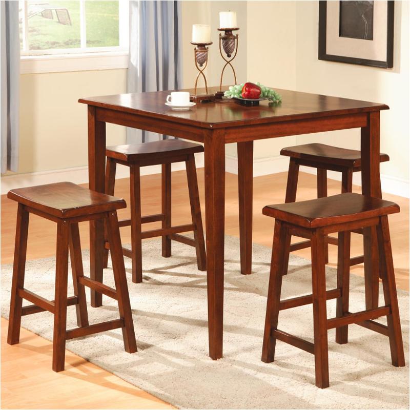 150292n Coaster Furniture Yates - Walnut Accent Furniture Counter Height Table
