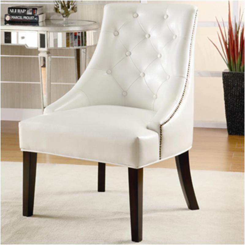 900283 Coaster Furniture Accent Furniture Chair White