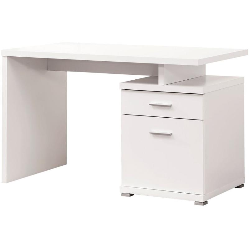 800110 Coaster Furniture Home Office Furniture White Desk