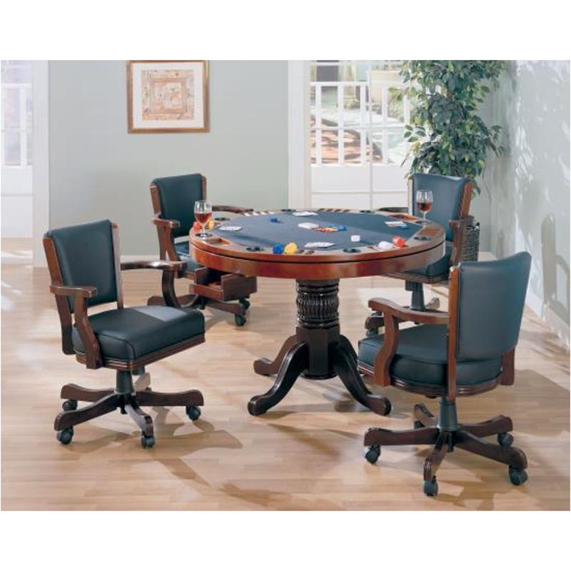 100201 Coaster Furniture Mitchell - Cherry Accent Furniture Game Table