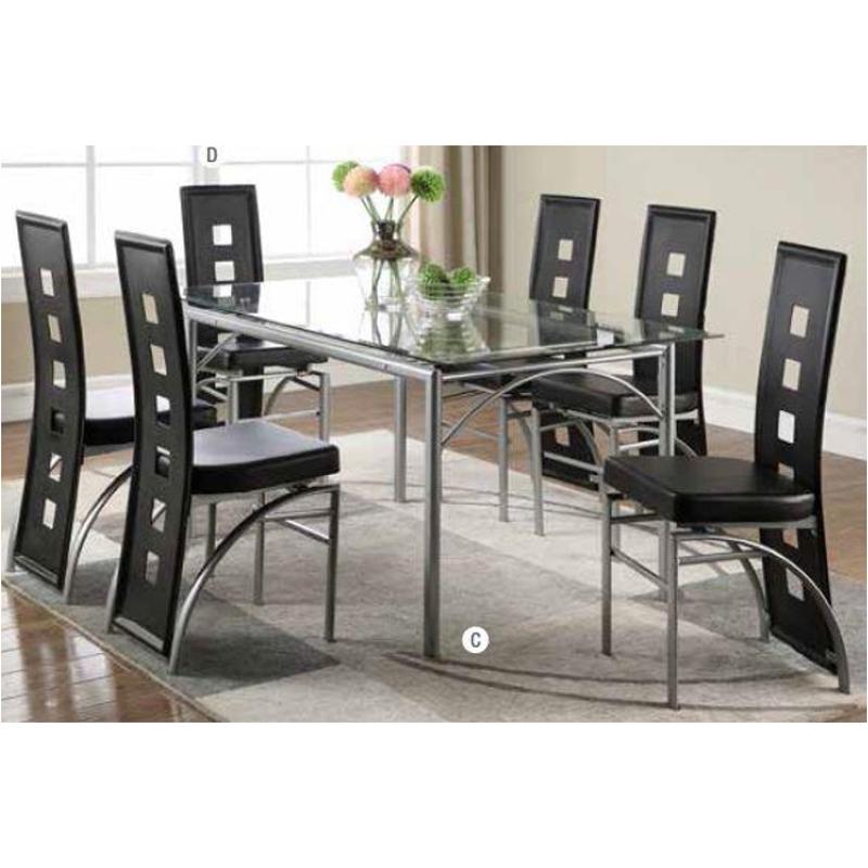 101681-s7b Coaster Furniture Los Feliz Dining Room Furniture Dining Table