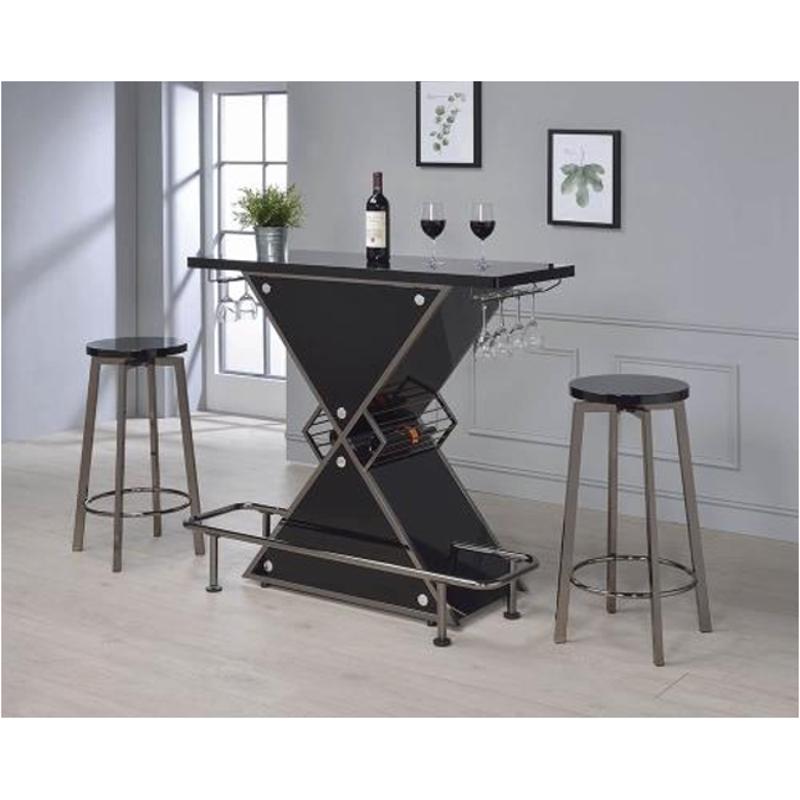 130077 Coaster Furniture Accent Furniture Accent Table Bar Unit