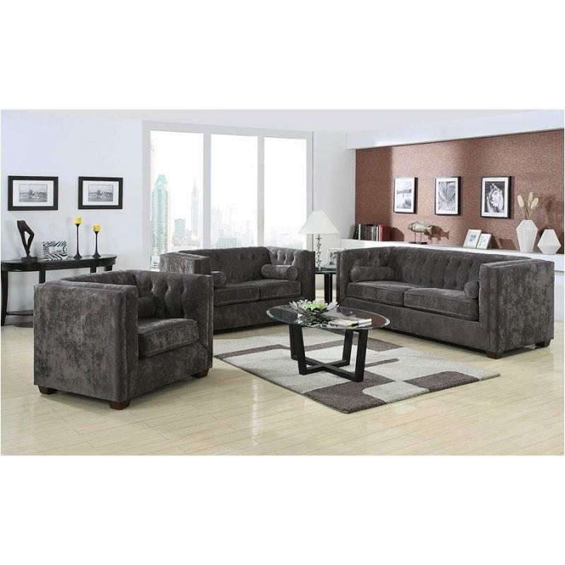504491 Coaster Furniture Alexis - Brown Living Room Furniture Sofa