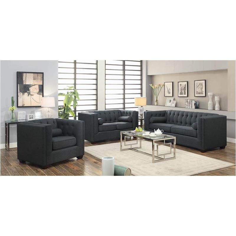 504901 Coaster Furniture Cairns Brown Living Room Sofa