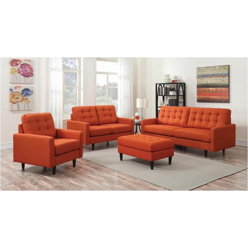 505373 Coaster Furniture Kesson - Orange Living Room Furniture Living Room Chair