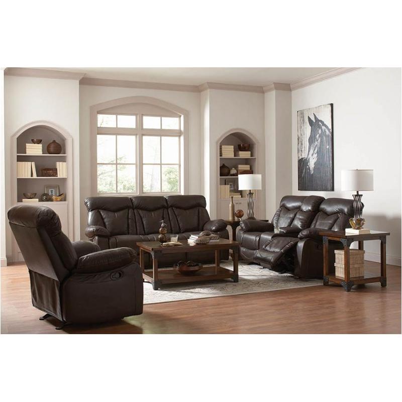 601712 Coaster Furniture Zimmerman Glider Loveseat With Console