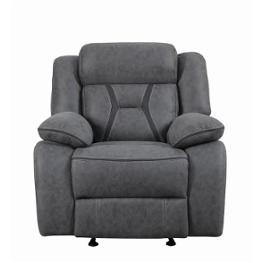 602263 Coaster Furniture Houston - Grey Living Room Furniture Recliner