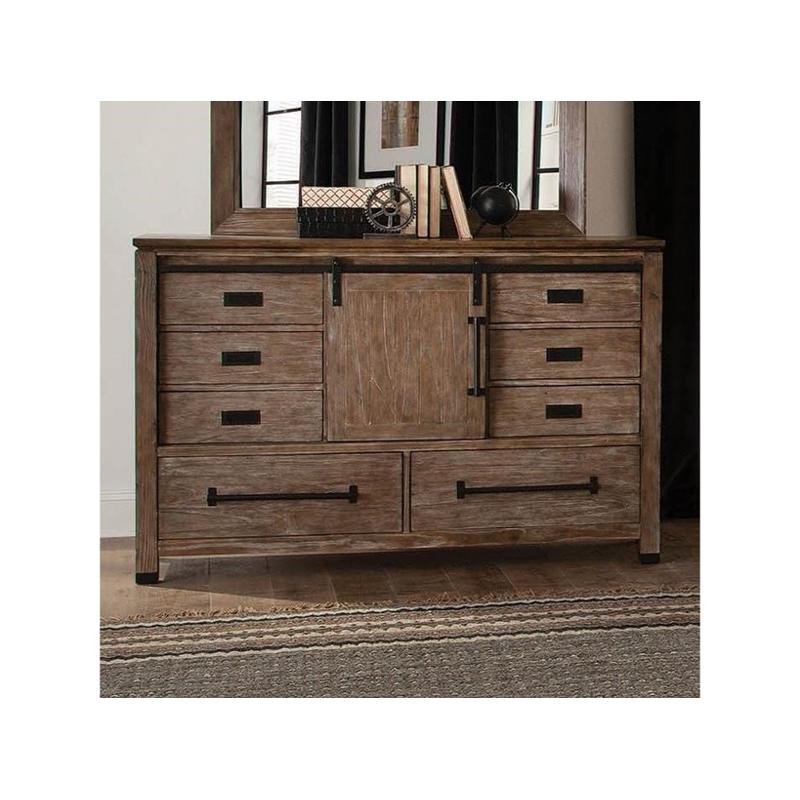  Coaster Furniture Dresser Warm Brown 202393 : Home & Kitchen