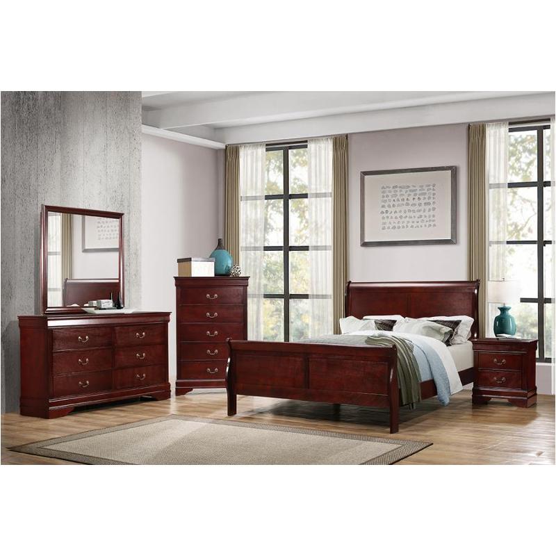 222411f Coaster Furniture Louis Philippe Cherry Full Bed