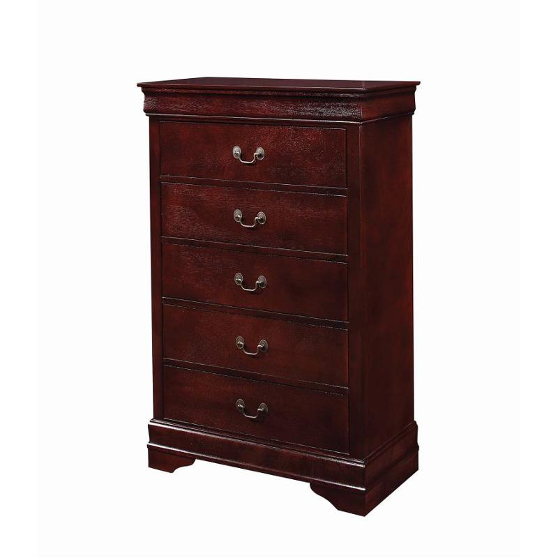 Chest - Louis Philippe Chest in Cherry - Coaster - 200435 - Chests