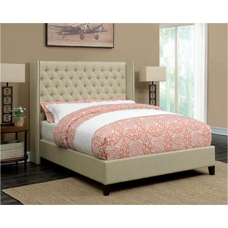 300706kw Coaster Furniture Benicia - Beige Bedroom Furniture Bed