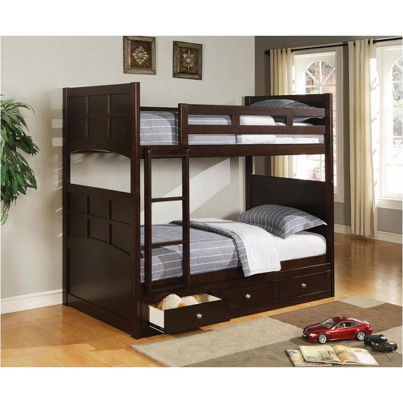 460136 Coaster Furniture Jasper Bedroom Furniture Twin Bunk Bed