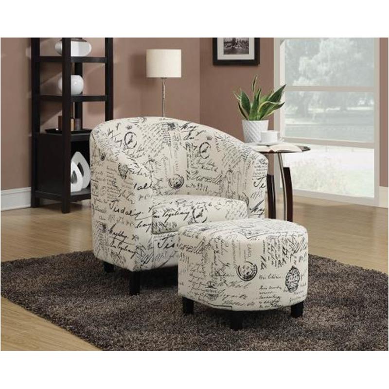 coaster chair and ottoman