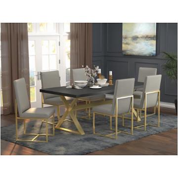 coaster furniture kendall gold dining table