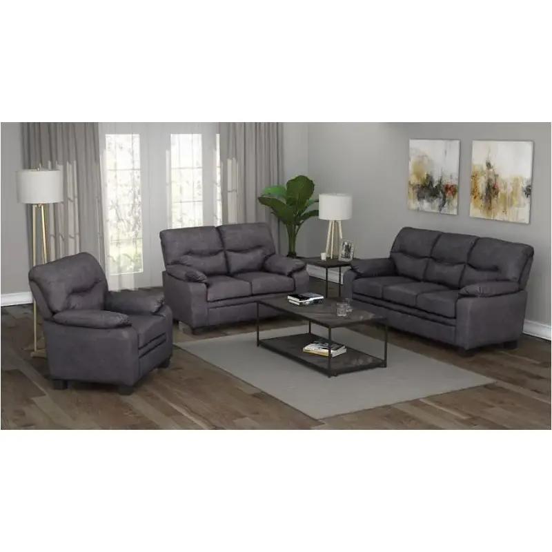 506565 Coaster Furniture Meagan - Charcoal Loveseat