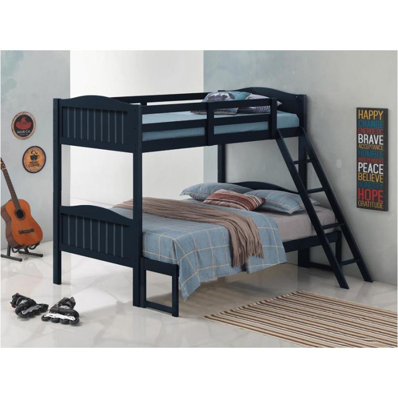 405053blu Coaster Furniture Twin/twin Bunk Bed (blue)