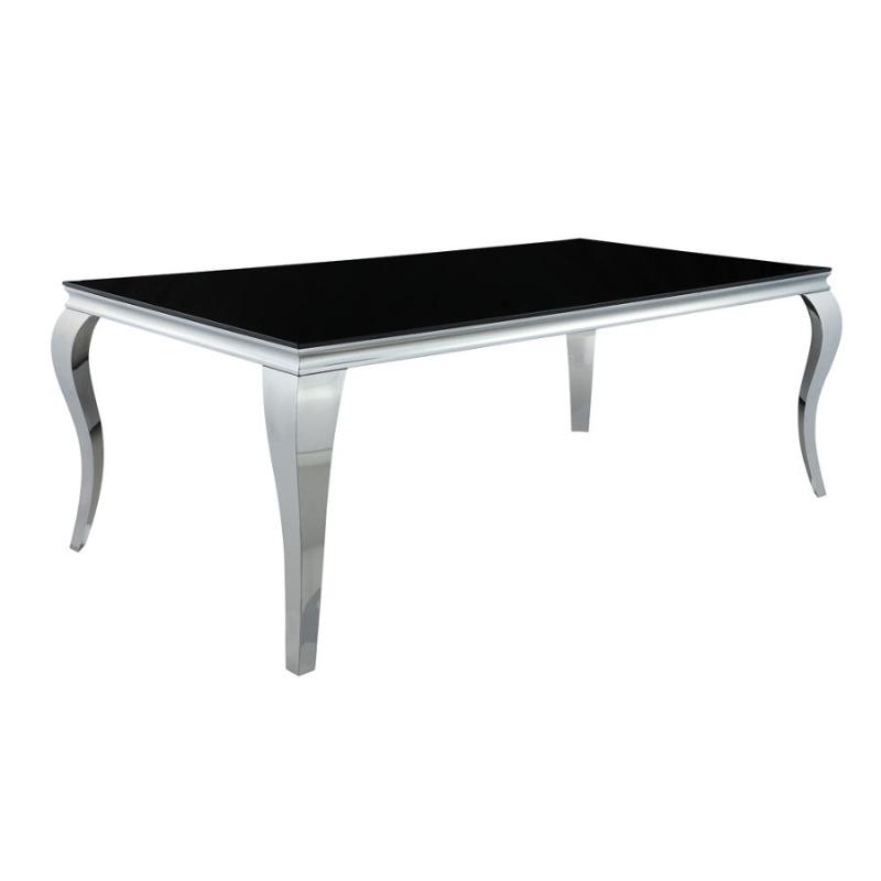 115071 Coaster Furniture Dining Table Black