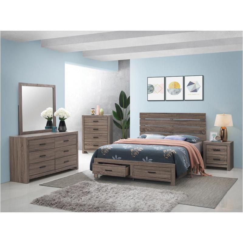 207040q Coaster Furniture Brantford - Barrel Oak Bedroom Furniture Bed