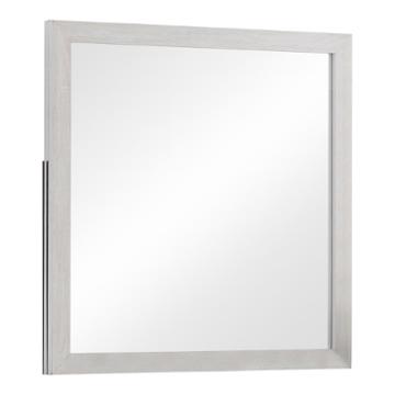 207054 Coaster Furniture Brantford - Coastal White Bedroom Furniture Mirror