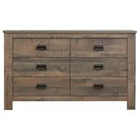 222963 Coaster Furniture Frederick Dresser - Weathered Oak