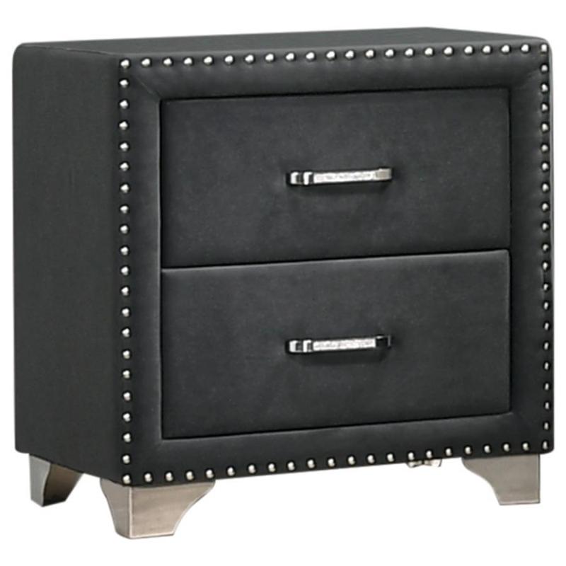 223382 Coaster Furniture Melody - Grey Bedroom Furniture Nightstand