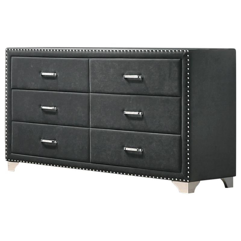 223383 Coaster Furniture Melody - Grey Bedroom Furniture Dresser