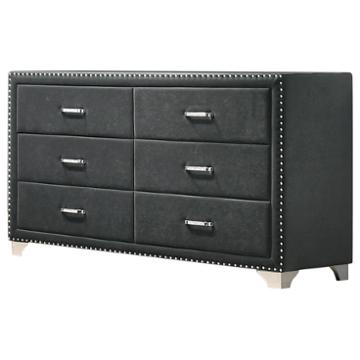 223383 Coaster Furniture Melody - Grey Bedroom Furniture Dresser